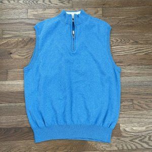 Peter Millar Blue V-Neck Sweater Vest
